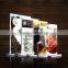 Acrylic material double sided print menu holder sign holder