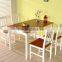 cheap solid wood dining room furniture dining table and 4 chairs