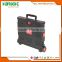 Plastic Folding Boot Cart Shopping Trolley Fold Up Storage Box Wheels Crate truck Foldable
