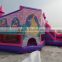 2017 princess Jumping castle wholesale,Hire games inflatable bounce castle with sliders