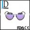 2016 new round fashion carbon fiber eyeglasses purple lenses carbon fiber sun glasses