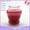 liquid packing wine-shaped glass candle holder to use