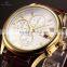 KS Golden Case Mens Automatic Mechanical Self Wind Watch