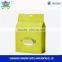2016Hot! Eight Side Sealing Bags Multicolor Flat Bottom Kraft Paper Bags With Clear Window for Snack
