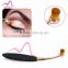 10PCS Toothbrush Makeup Brushes New Arrival Gold Color Oval Cream Power Professional Makeup Brush Removable Makeup Brush 2 In 1