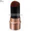 High Quality Retractable Brush Bling Metal Tube Retractable Makeup Powder Brush