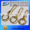 Tuopu Solid Brass Key Holder Belt u Hook Key Buckle Hook And Loop Belt Buckle