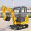 CT18 mini excavator with canopy