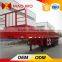 China factory cheap side wall cargo truck trailer