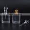Unique design 15ml square shaped empty clear perfume glass bottles with glass stick for cosmetic packaging