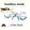 Remote Control Four - Axis Aircraft a Key Return Headless Mode UAV Aircraft Plastic DIY Toy Drone