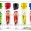 BPA FREE fruit infuser 700ml Tritan Cheap Infusion Water Bottles,food grade plastic sports bottle, fruit juicer bottle