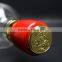 500ml transparent glass round gin bottle with cork