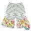 New Top 100 Little Model Girl Shorts Newborn Baby Clothes Children Wear Stripe Icing Shorts Ruffle Shorts