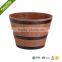 30-100cm Barrel Shape Ceramic Garden Planter