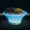 night club led lighted fruit plate with rechagreable battey and remote controller