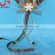 Cheap easter decorations with rabbit rattan easter wreath hanger