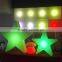 popular colorful rechargeable battery LED star shaped light for night club using