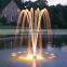 Fountain nozzle, cluster type
