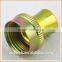 Washing machine hose coupling