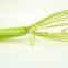 13014 silicone kitchenware egg whisk with rubber handle with holder