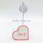 Wood and iron decoration name card holder