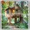 China manufacturer make imitated decorative artificial ficus banyan tree house for outside decoration