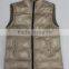 2017 new design padded fleece vest womens clothing