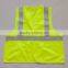 Customizable Adjust Hi Vis Fluorescent Yellow Reflective Construction Work Vest Safety Used Work Uniform