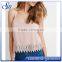 2015 New Fashion Crochet Trim Cami Tank Top