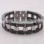 Black gun plating bracelet jewelry Italian link cicret mens Bangle stainless steel bracelet for men