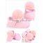 2017 new design cotton prewalker hook and loop many colors kids shoes girl