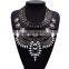 western luxury vintage cross gold coin crystal necklace