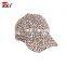 design your own baseball cap leopard print mens baseball caps bulk made in china