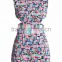 alibaba manufacturer women short square cut out back new pattern rompers with invisible zipper