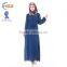 Zakiyyah 690 Muslim plus size long dress with Belt silk route abaya in solid color women clothing in malaysia