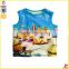 boys fashionable printing tank tops sleeveless sweaters for teenager