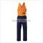 Custom Cotton And Nylon Workwear Blue Patchwork Work Overall