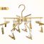 Multifunctional bra metal hanger plastic hanger for garment rose gold material hanger