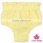 3DDK054 Lovebaby Wholesale Yellow cotton 100% cotton solid color daily short casual sunny baby diaper