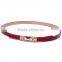 Red Bow Belt Black Satin Bow Belt Indian Women Fashionable Waist Belts
