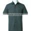 Juqian custom High quality mens plain pure soft textile cotton colors short sleeve work shirt