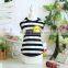 R1939H NEW!New Cute Striped Pet Puppy Dog Cat Apparel Clothes Coat T Shirts