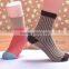 Fashion winter beautiful merino wool socks,new style women retro colorful socks wholesale