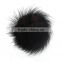 Wholesale Party Supplies Sable Dark Coffee Colorful Mink Fur Pom For DIY