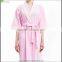 Ladies cotton bathrobes women night dress with beauty lace slumber wear for summer terry cotton bathroom