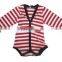 China Wholesale kids winter bodysuit baby boys striped romper toddler infant romper kids romper suit