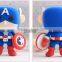 Wholesale Superhero Captain America DIY Action Figure Clay Doll Model Kids Educational toy