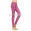 Printed Capri Sports Pants high waisted workout running leggings