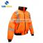 High visibility reflective safety orange jackets for women safety jacket orange